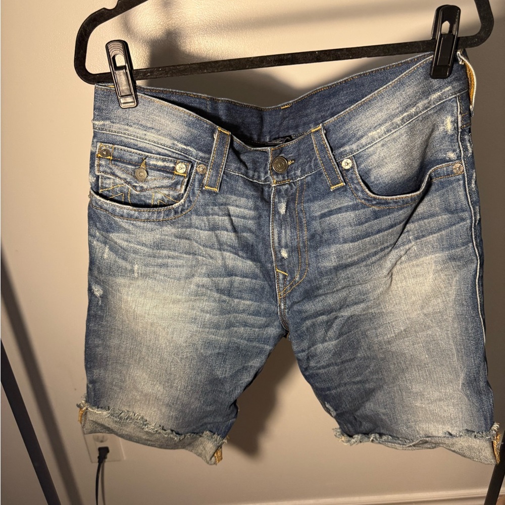 True Religion Men's Denim Shorts